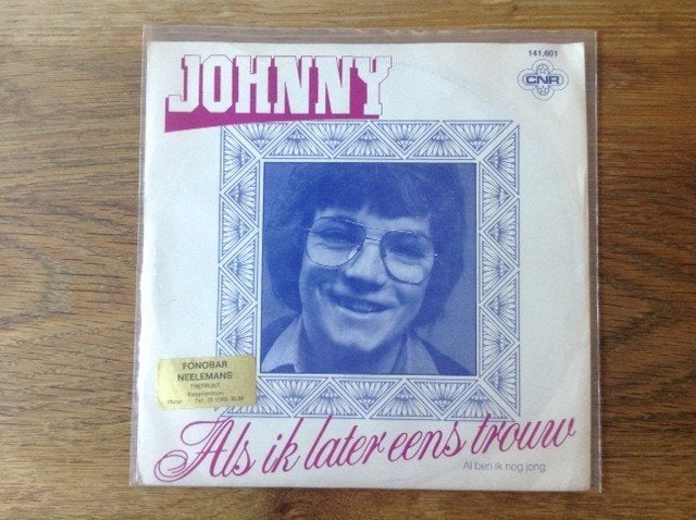 single johnny, CD & DVD, Vinyles Singles, En néerlandais, Housse de protection extérieure, Pochette photo, Pressage original, 7 inch