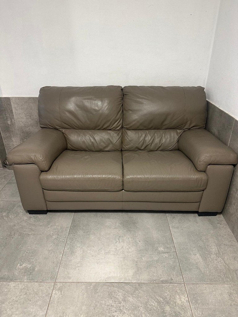 2 zit zetel gratis, Huis en Inrichting, Ophalen, Gebruikt, Tweepersoons, Rechte bank