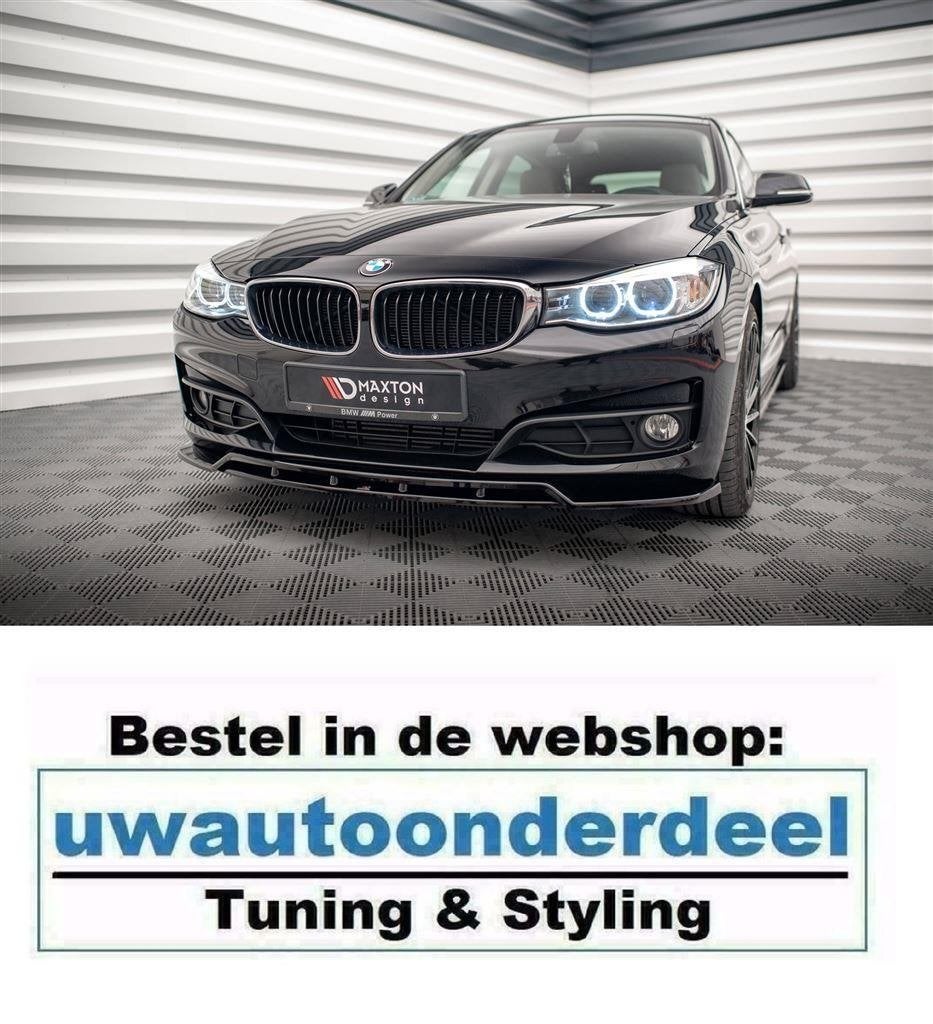 Maxton Design Spoiler Splitter Lip Voor Bmw 3 Serie GT F34, Envoi