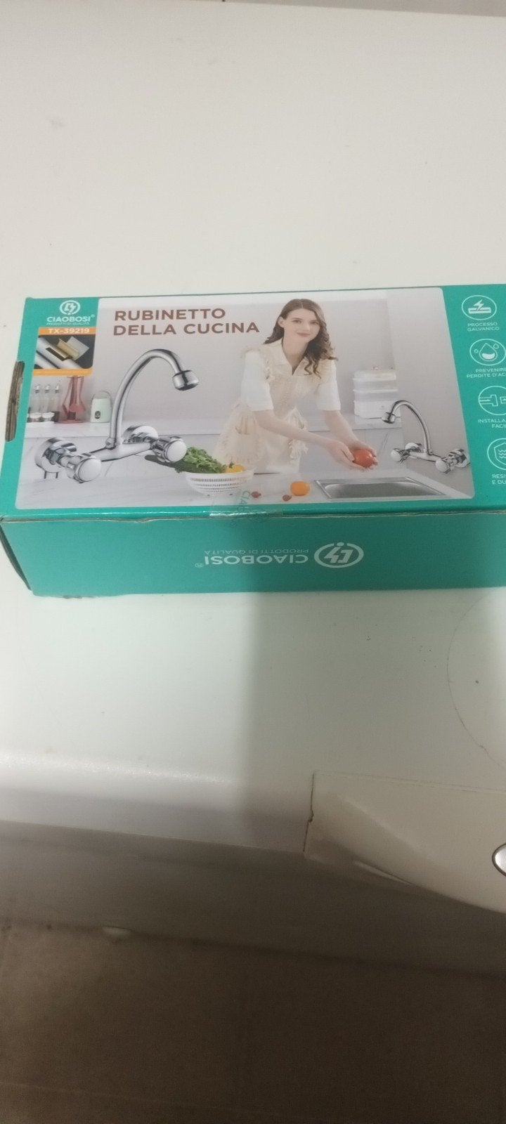 1 zwanenhalskraan Nieuw koud warm Compleet 20€, Ophalen, Nieuw, Kraan