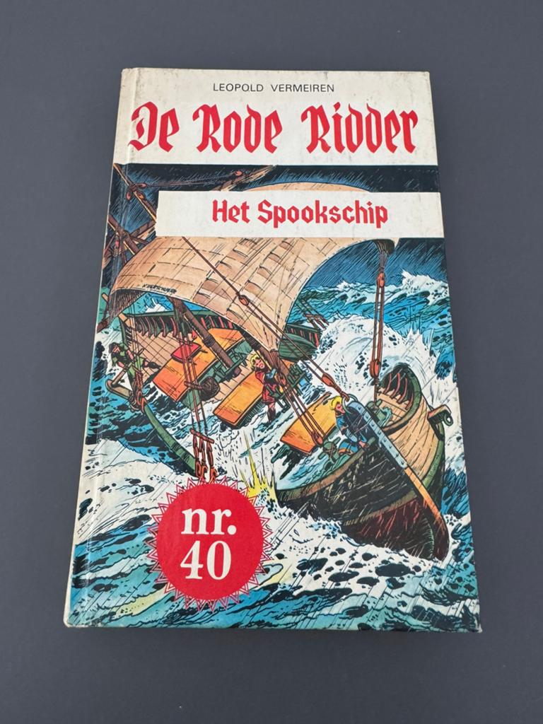 De Rode Ridder nr.40 Het spookschip (1976) Leopold Vermeiren, Eén stripboek, Ophalen of Verzenden, Gelezen