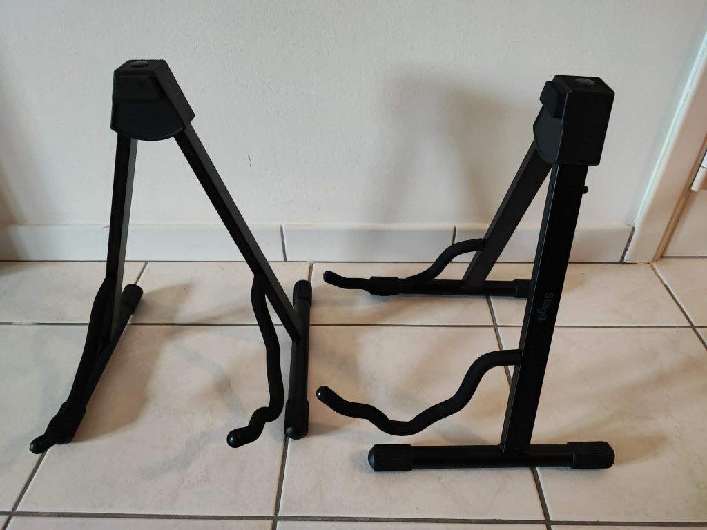 Support pour guitare Stagg, Enlèvement, Comme neuf, Pied pour instrument, Guitare