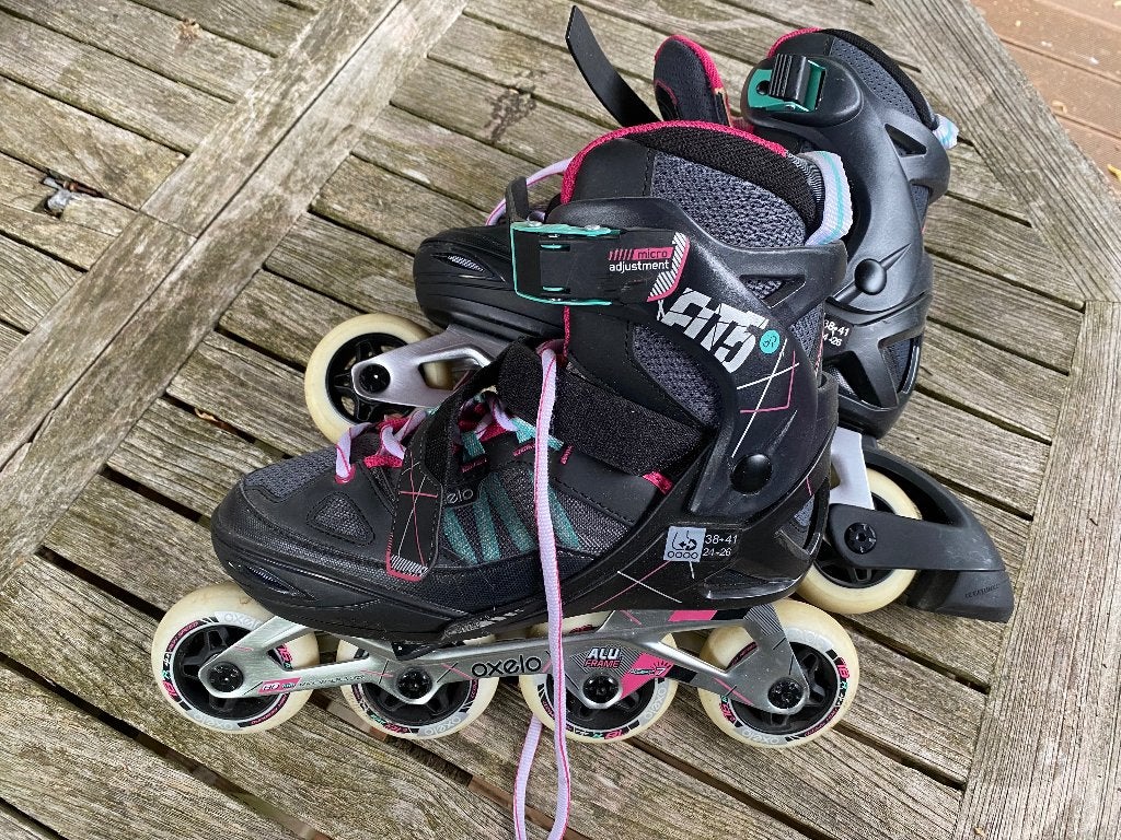 inline skates, Sports & Fitness, Patins à roulettes alignées, Autres marques, Rollers 4 roues en ligne, Femmes, Réglable