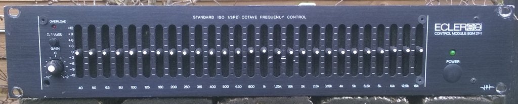 Equalizer Ecler EQM 27-1, Musique & Instruments, Enlèvement ou Envoi, Utilisé, Equalizer ou Égaliseur
