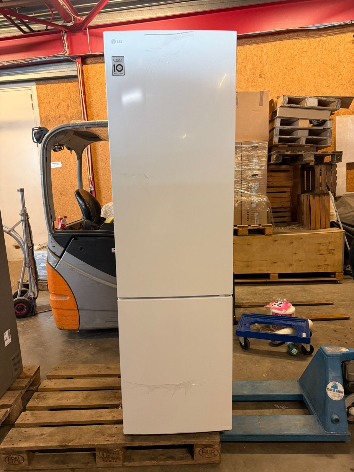 Frigo congélateur LG, Enlèvement, Comme neuf, Avec compartiment congélateur, Classe énergétique A ou plus économe