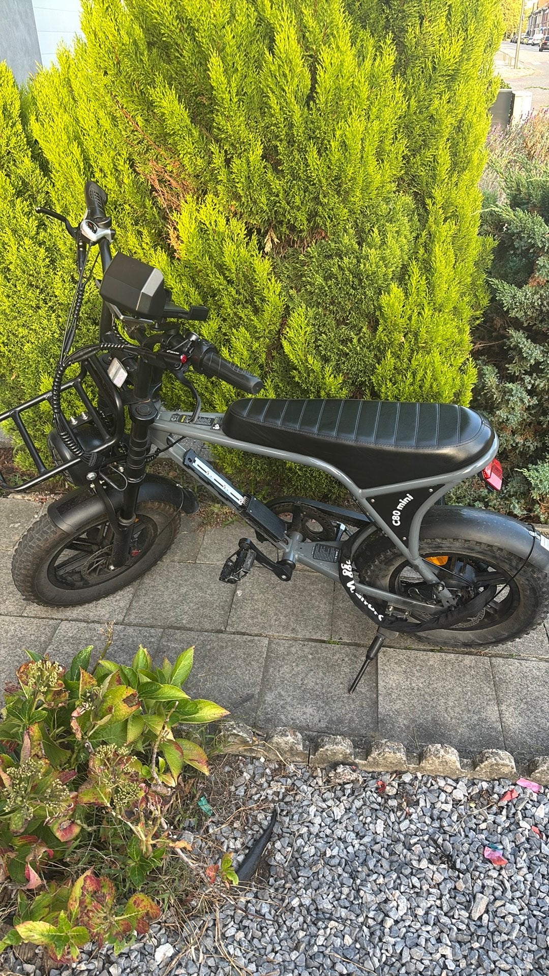 Fatbike c80 mini 14km gereden met accu nardo grijs kleur, Fietsen en Brommers, Ophalen, Nieuw, Overige merken