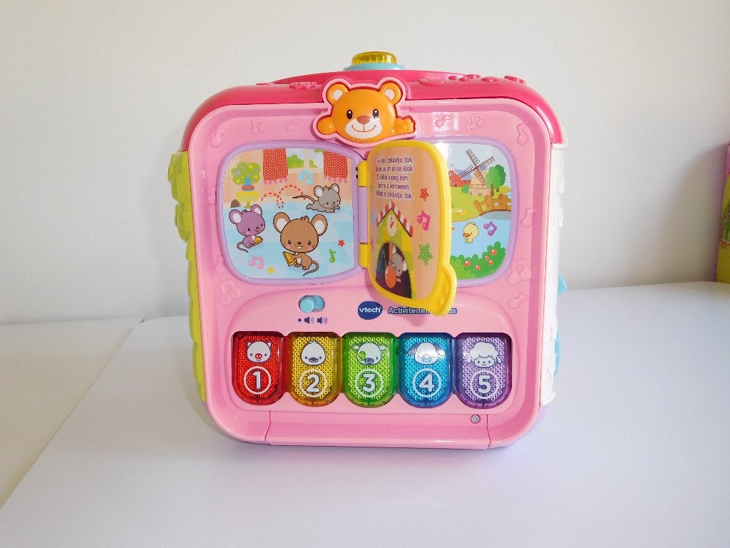 Te koop: v tech kubus met verschillende functies, Kinderen en Baby's, Ophalen, Zo goed als nieuw