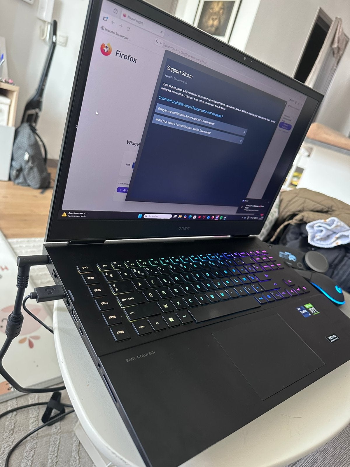 Hp omen 17 i9 Rtx 3080 16gb 32gb Ram Steel Series Nova Pro, Computers en Software, Windows Laptops, Ophalen, Zo goed als nieuw