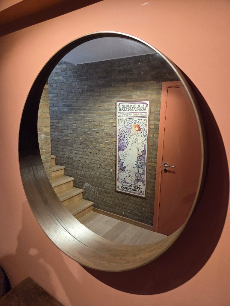 IKEA Stockholm ronde spiegel, Huis en Inrichting, Ophalen, Gebruikt, Rond, 75 tot 100 cm