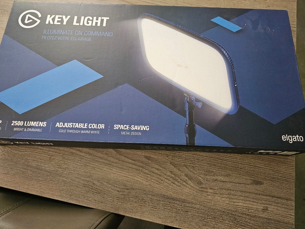 2 Elgato Gaming Key Lights (wordt verkocht per stuk), Computers en Software, Ophalen, Gebruikt