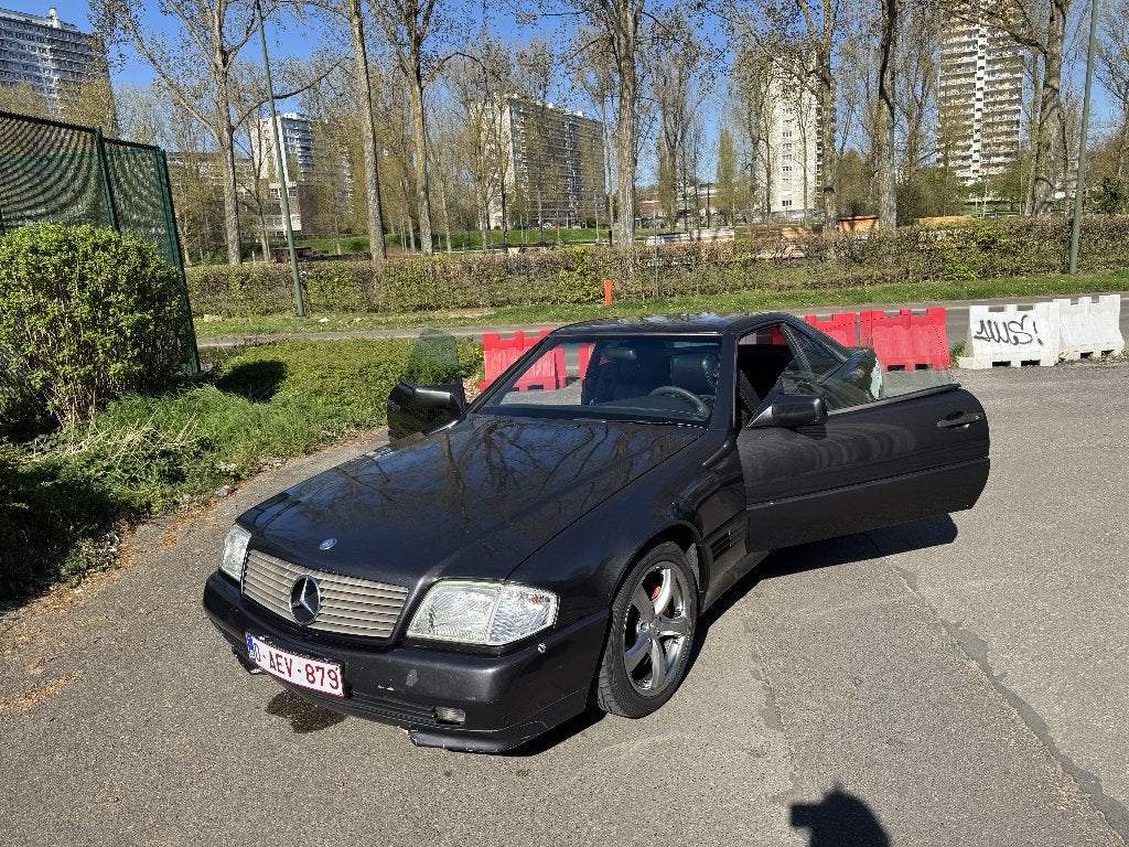 Mercedes-Benz 300SL-24, Auto's, 4 zetels, Zwart, Cabriolet, Leder