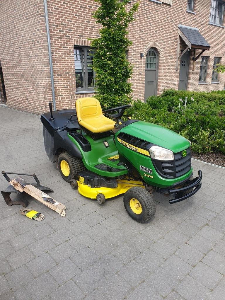 Zitmaaier John Deere X155R 18hp V-twin Hydrostatic, John deere, Comme neuf, Enlèvement, 90 à 120 cm