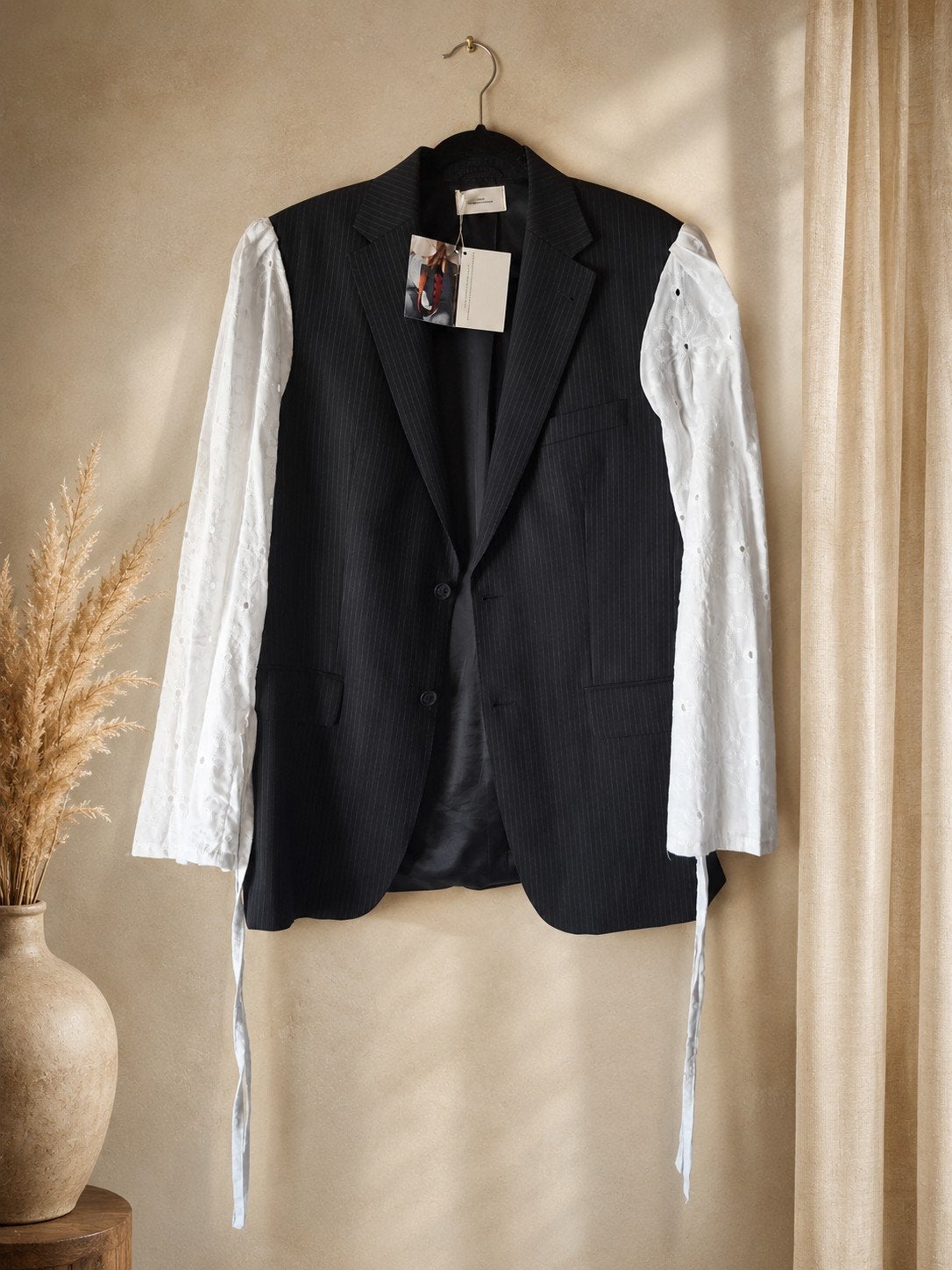 Atelier House of Useless handgemaakte blazer met broderie, Kleding | Dames, House of Useless, Ophalen, Nieuw, Jasje