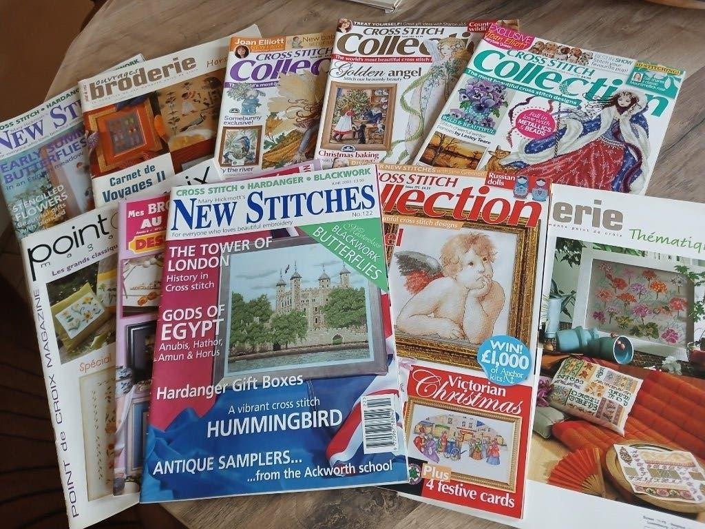 Point de croix magazines, Hobby en Vrije tijd, Borduren en Borduurmachines, Ophalen, Gebruikt, Handborduren, Patroon