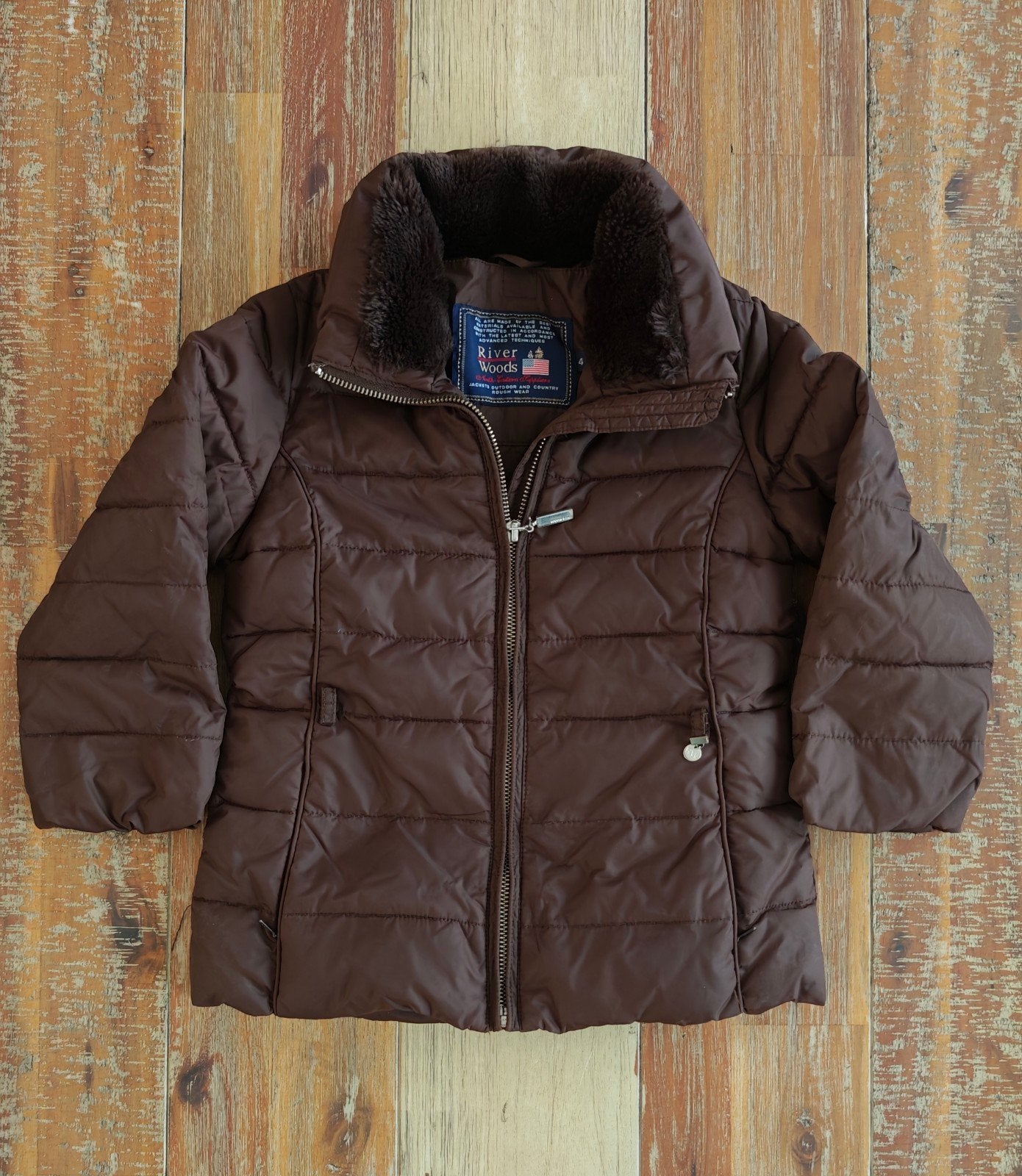 Manteau fille River Woods 4 ans, Kinderen en Baby's, Kinderkleding | Maat 104, River Woods, Meisje, Ophalen of Verzenden, Zo goed als nieuw