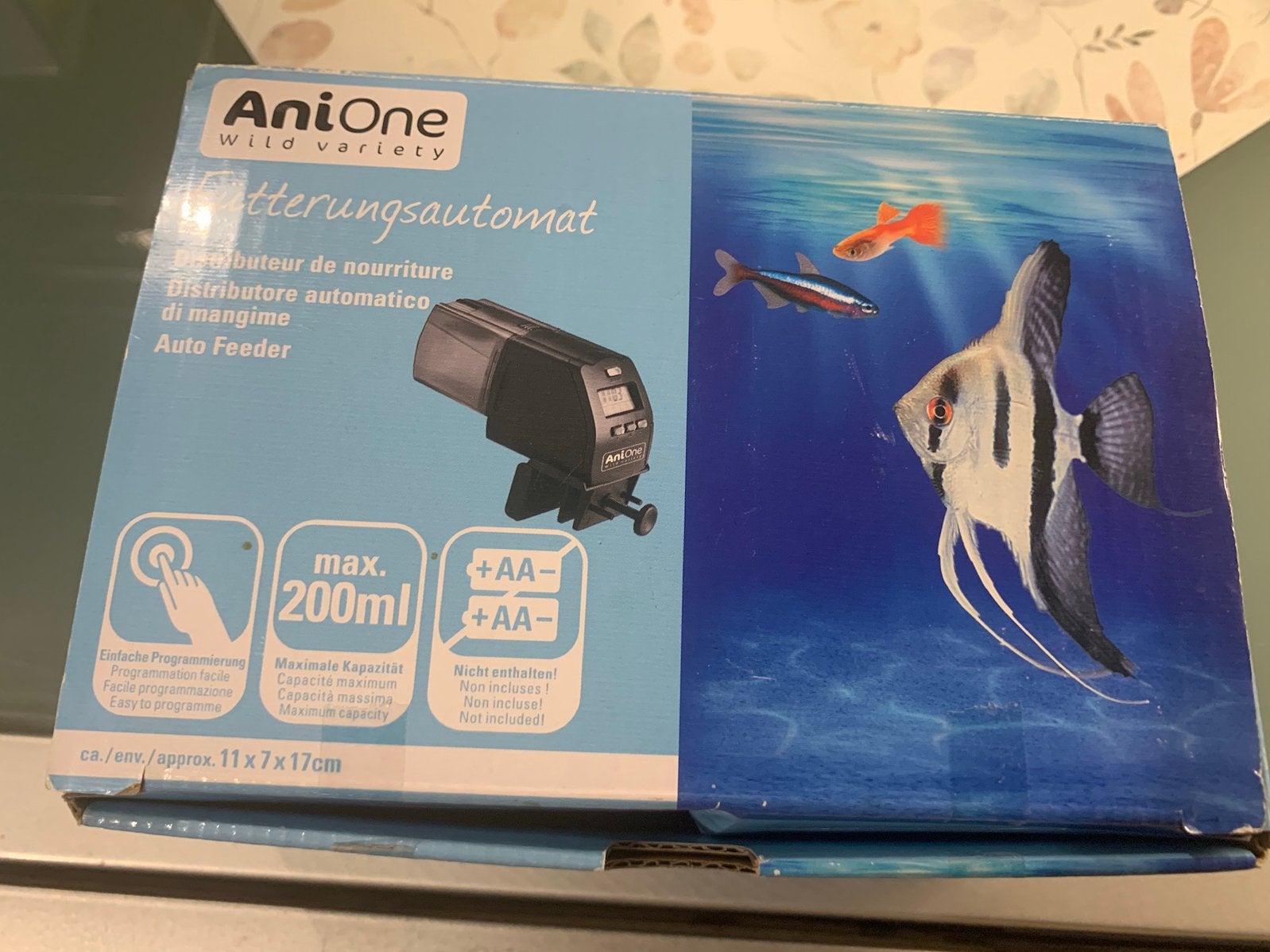 Ani one voederautomaat, Ophalen, Nieuw