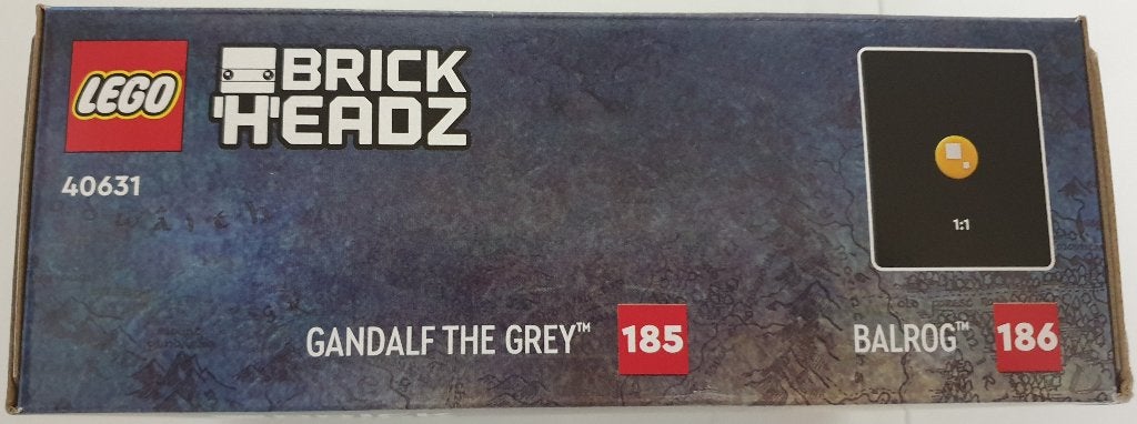 LEGO 40631 Gandalf de Grijze & Balrog - NIEUW & SEALED, BrickHeadz, Lego, Nieuw, Ophalen of Verzenden