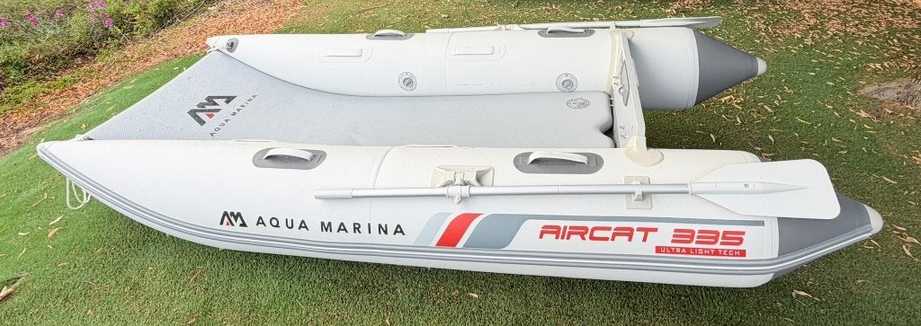 Bateau AIRCAT 11'0′′ avec roues de mise à l'eau, Autres marques, Airdeck, Sac de rangement, Autres carburants