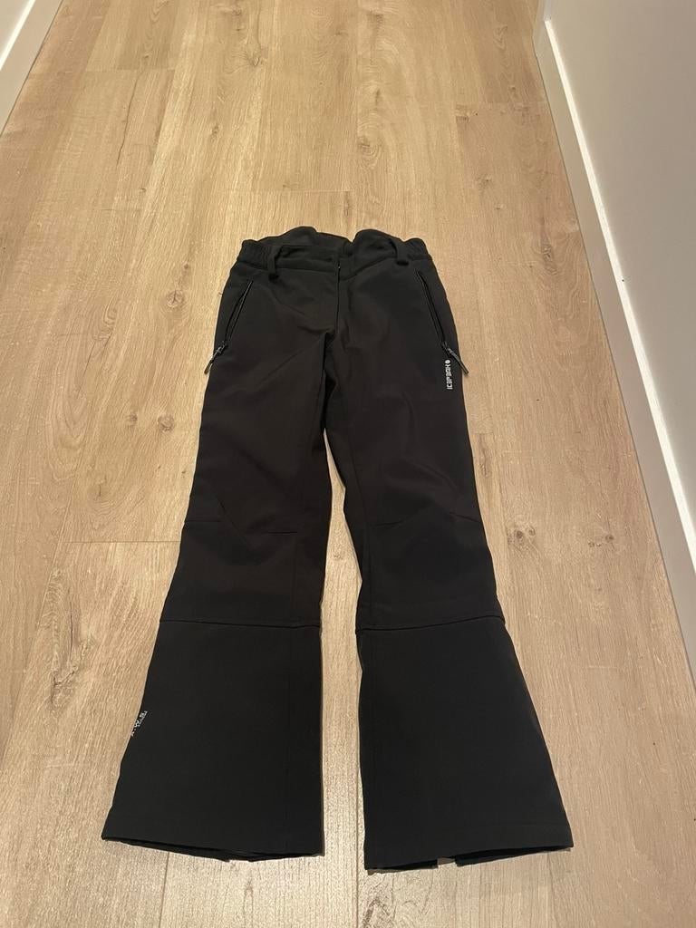 Skibroek Icepeak maat 152 zwart, Enlèvement, Comme neuf