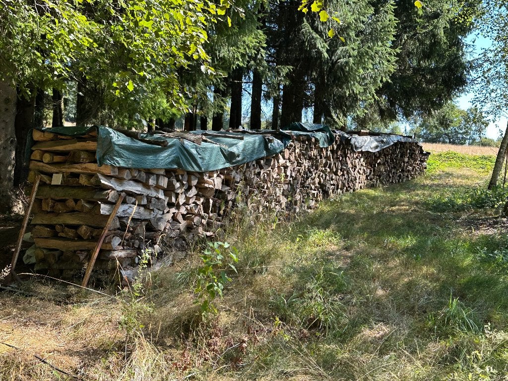 Bois de chauffage, 3 à 6 m³, Enlèvement ou Envoi, Chêne, Bûches