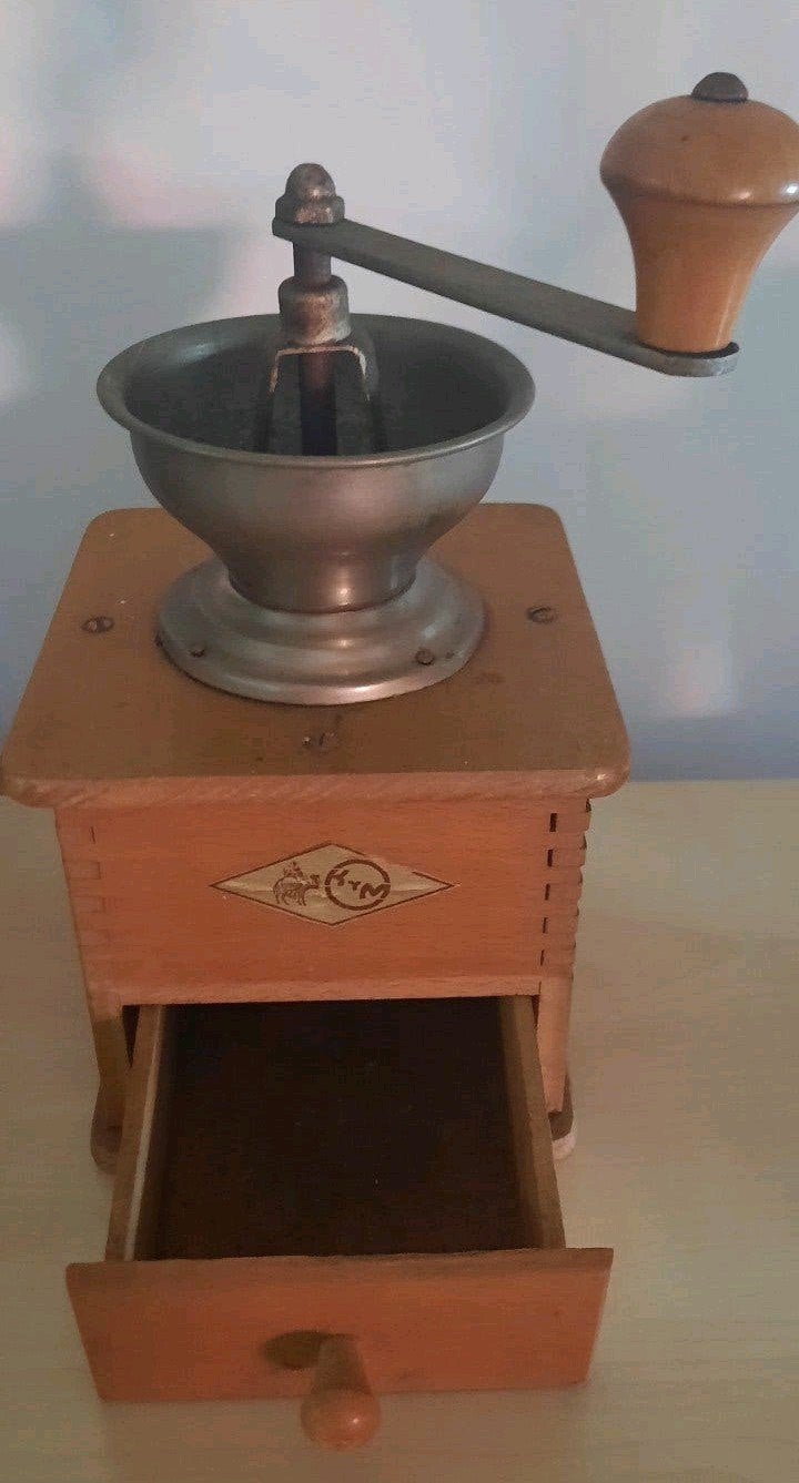 antieke oude kofie molen. koffie grinder. werkt nog perfect, Ophalen of Verzenden