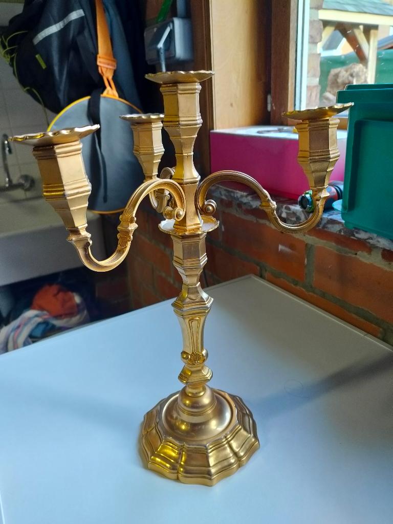 oude kandelaar, Ophalen