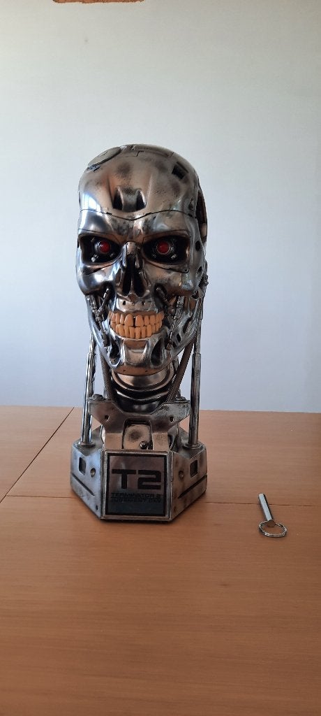Sideshow Terminator 2 T-800 Endoskull Battle Damaged, Verzamelen, Ophalen of Verzenden, Zo goed als nieuw, Overige typen