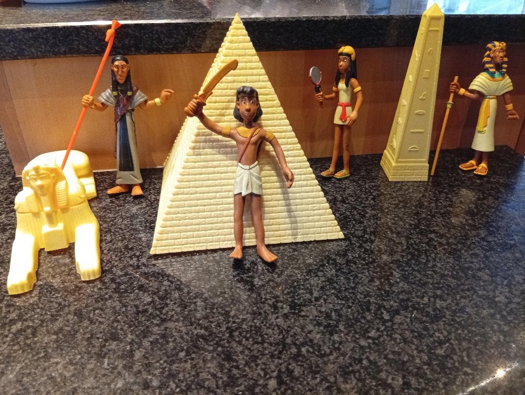 7 figurines Papyrus., Envoi, Autres personnages, Neuf, Statue ou Figurine