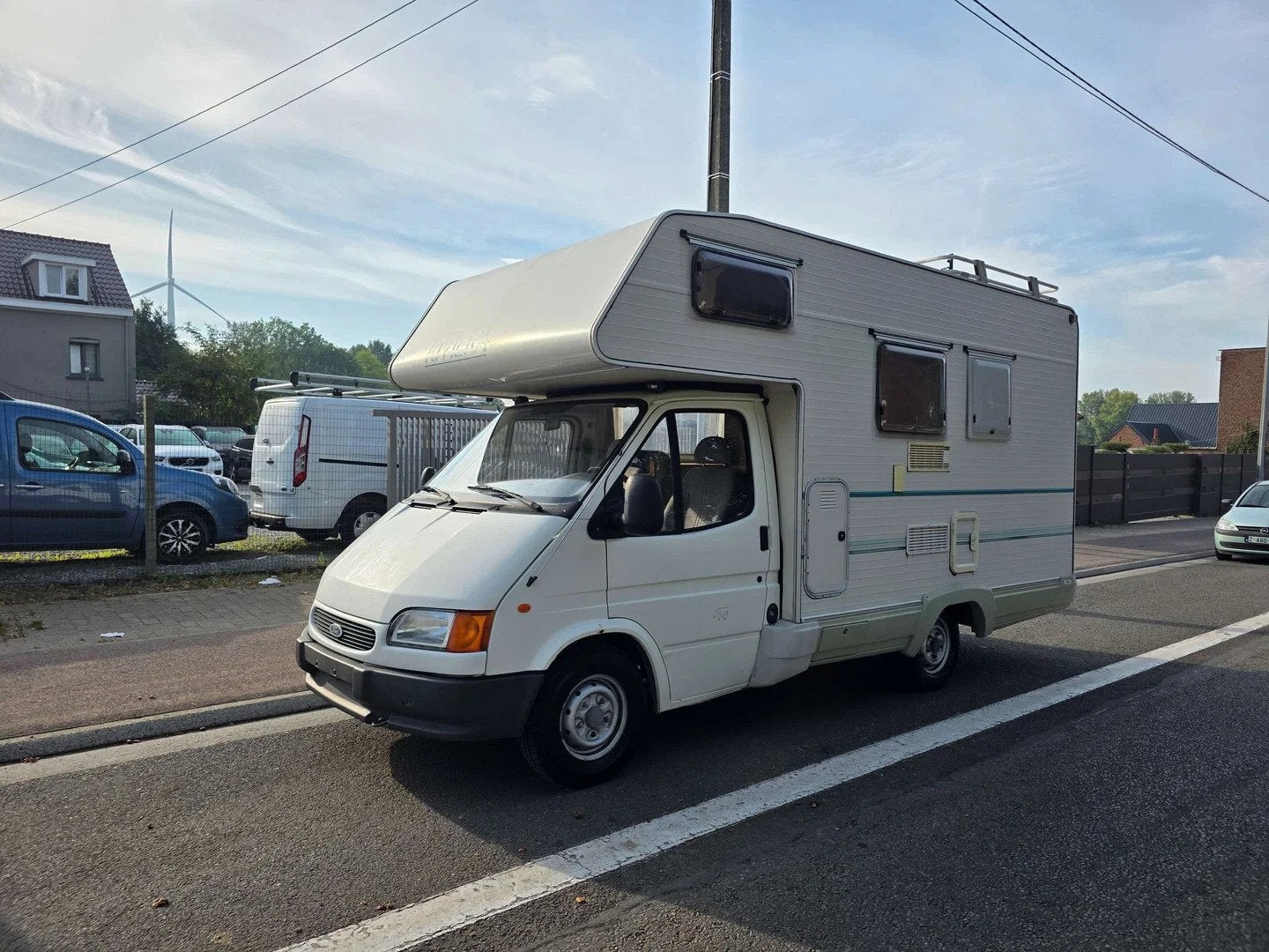 Ford Transit 2.5D RIVIERA 1996' OLDTIMER 1EIG. (bj 1996), Caravans en Kamperen, Bedrijf, Diesel, Ford