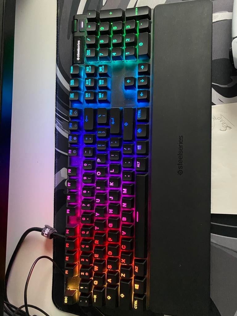 Clavier de jeu Steelseries Apex Pro 7, Informatique & Logiciels, Clavier gamer, Comme neuf, Enlèvement, Qwerty