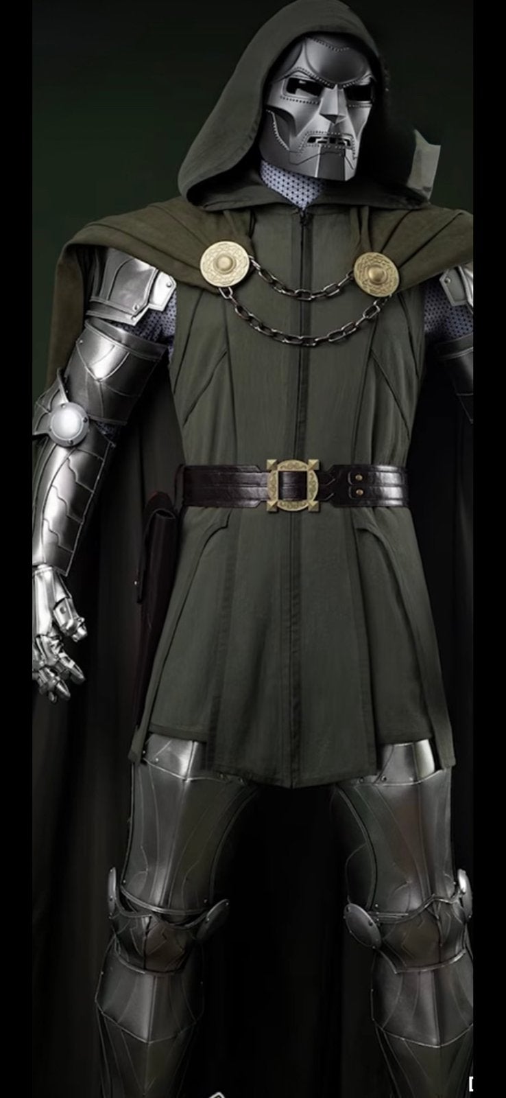 Dr Doom Costume Cosplay, Enlèvement, Comme neuf