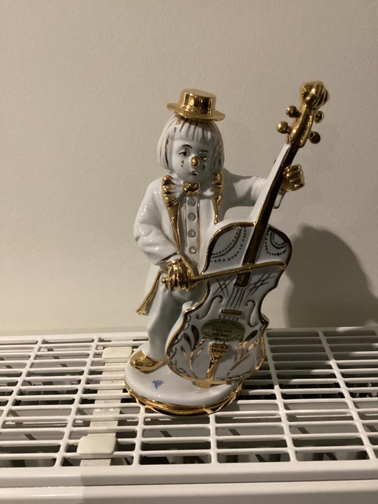 Limoges met swarovski clown 24 cm hoog zeeer leuk koopje, Ophalen, Zo goed als nieuw