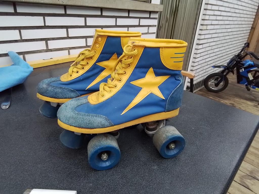 Vintage rolschaatsen, Antiek en Kunst, Ophalen
