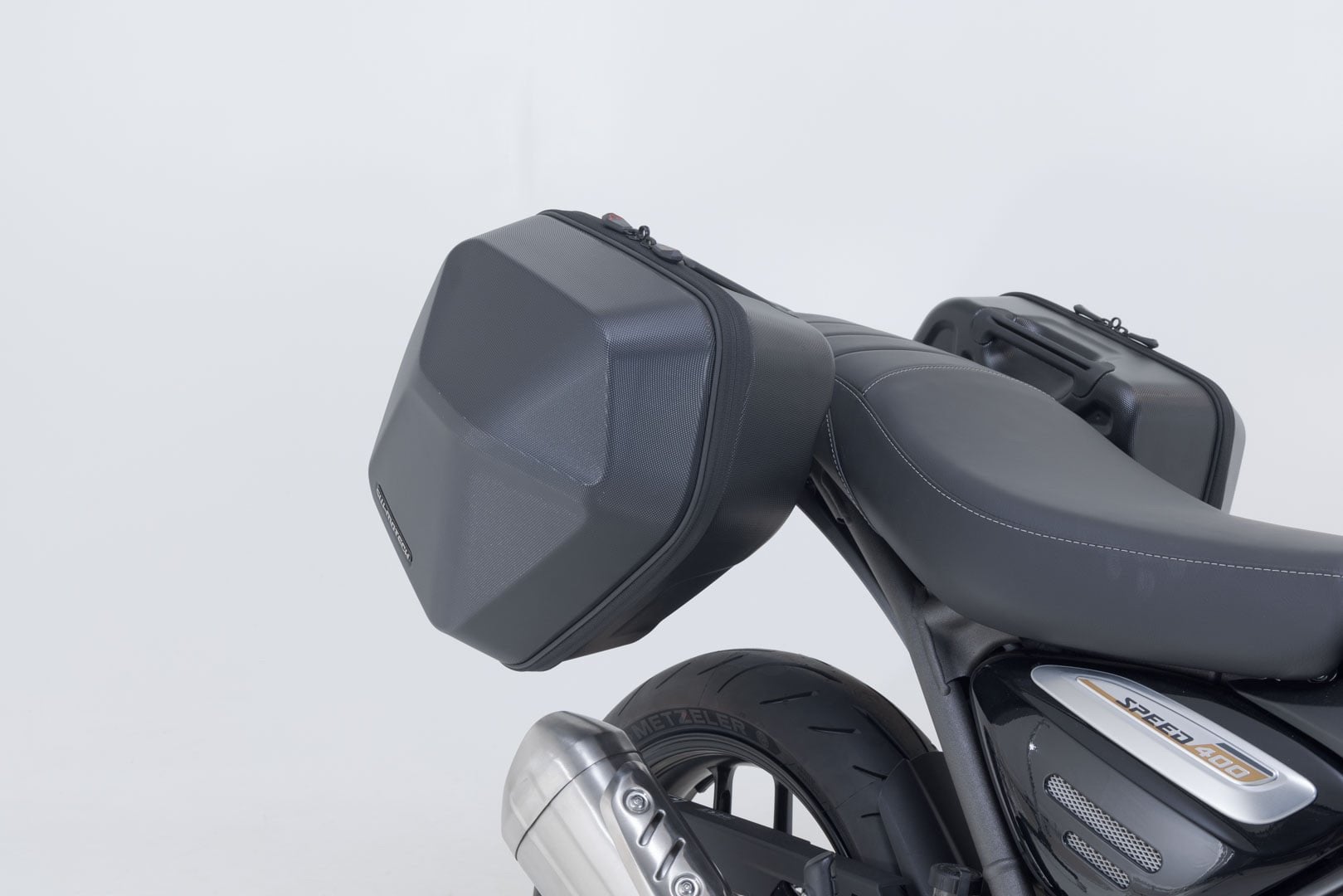 SW motech - urban abs sidecases met carrier slc, Motoren, Ophalen, Zo goed als nieuw