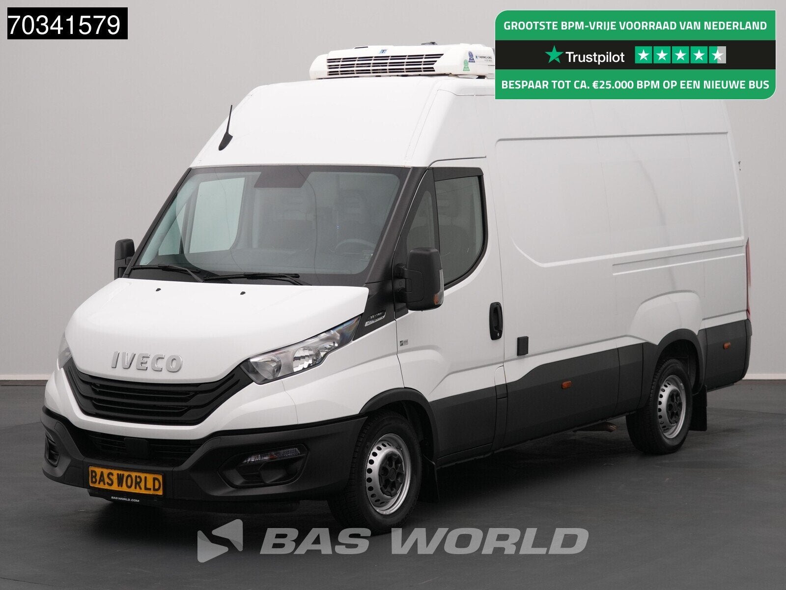 Iveco Daily 35S16 Automaat Koel/Vrieswagen Kerstner Thermoki, Automaat, Stof, Gebruikt, Iveco