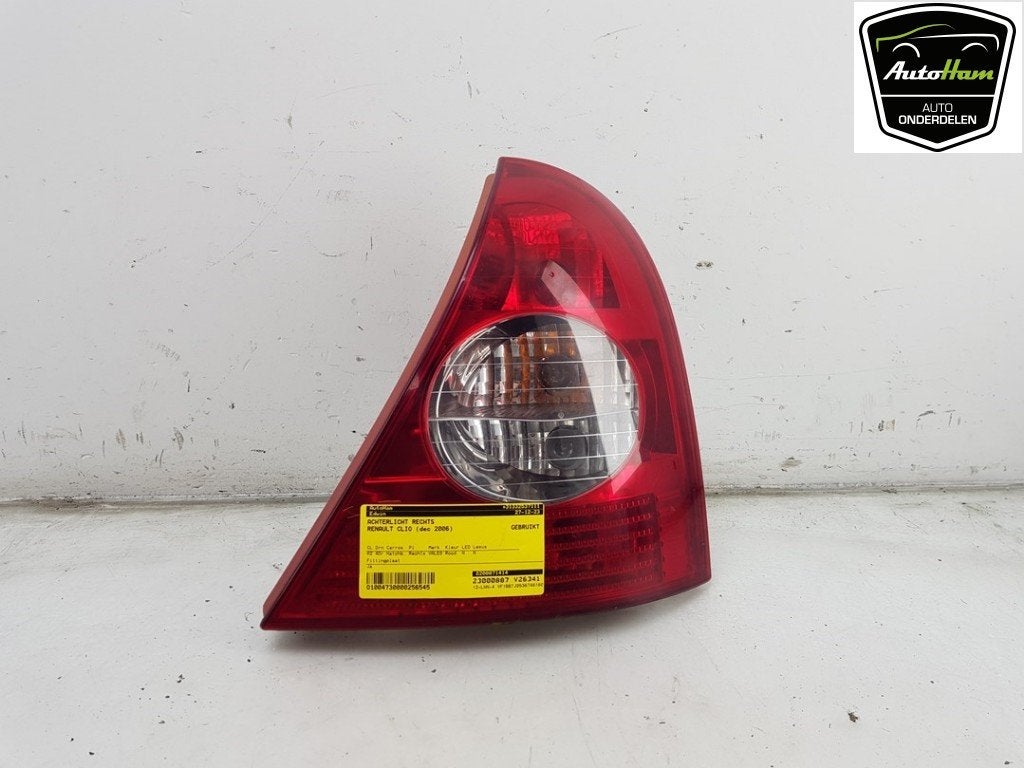 FEU ARRIÈRE DROIT Renault Clio II Societe (SB), Utilisé, Renault