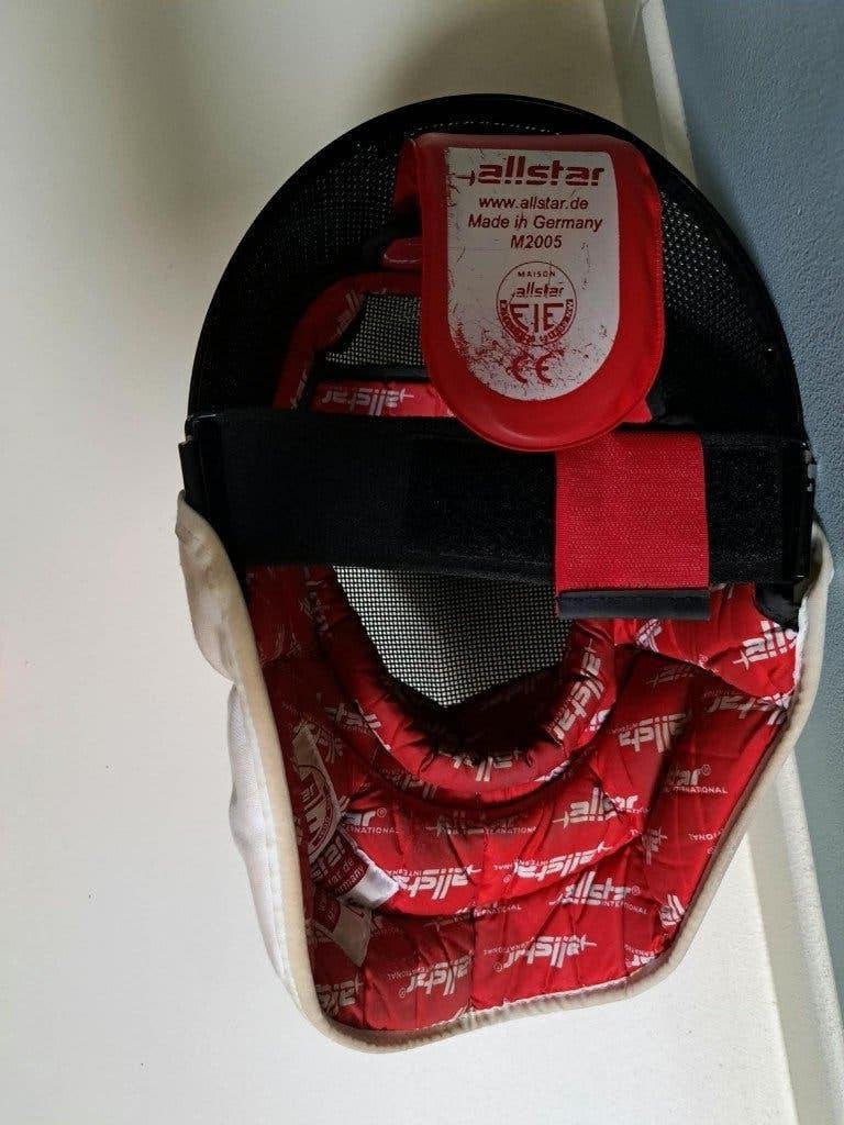 beschermmasker voor degen, Sports & Fitness, Enlèvement ou Envoi, Utilisé, Escrime, Protection pour arts martiaux