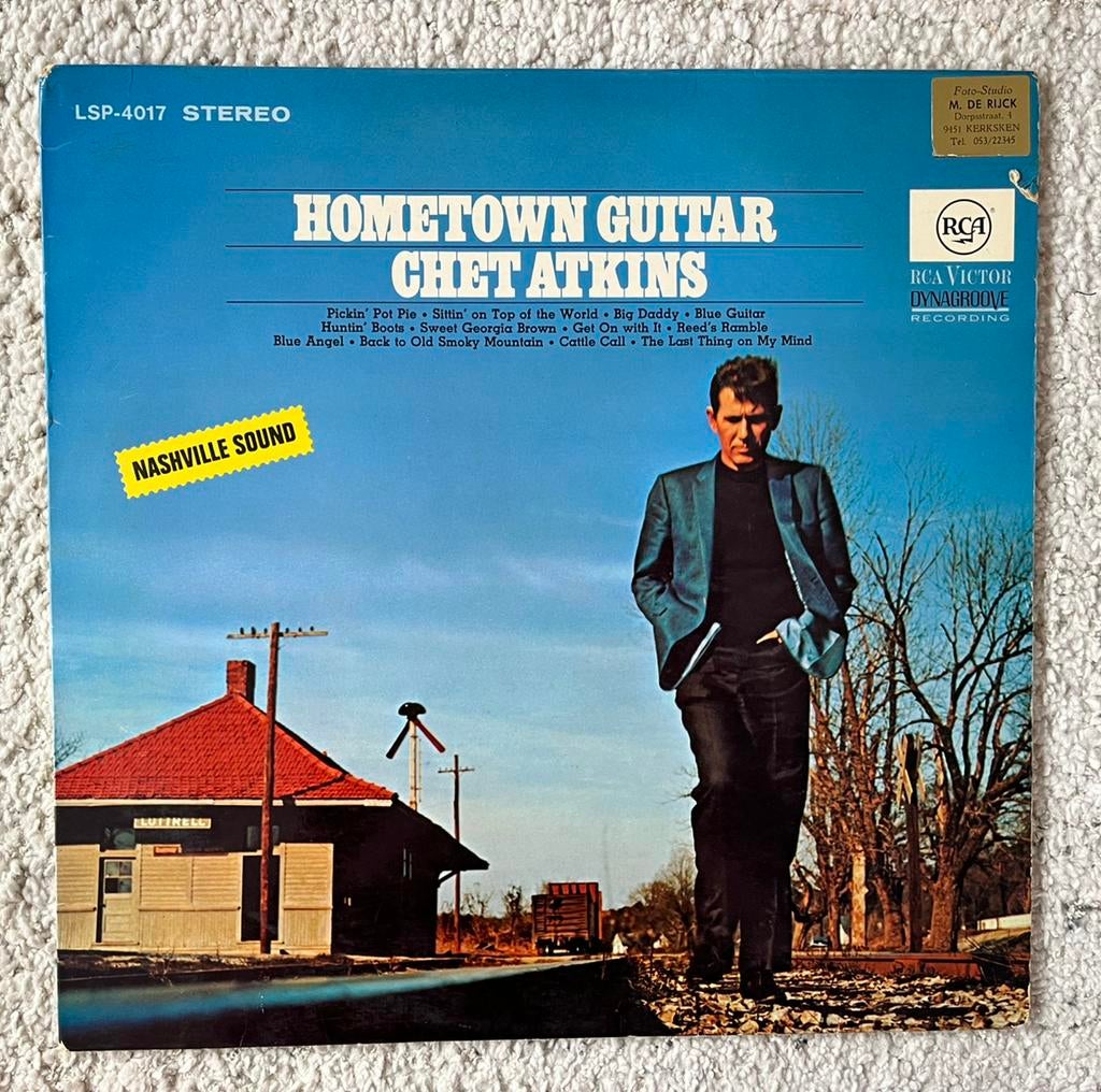 Lp Chet Atkins, orig. 1968, Hometown guitar, Ophalen of Verzenden