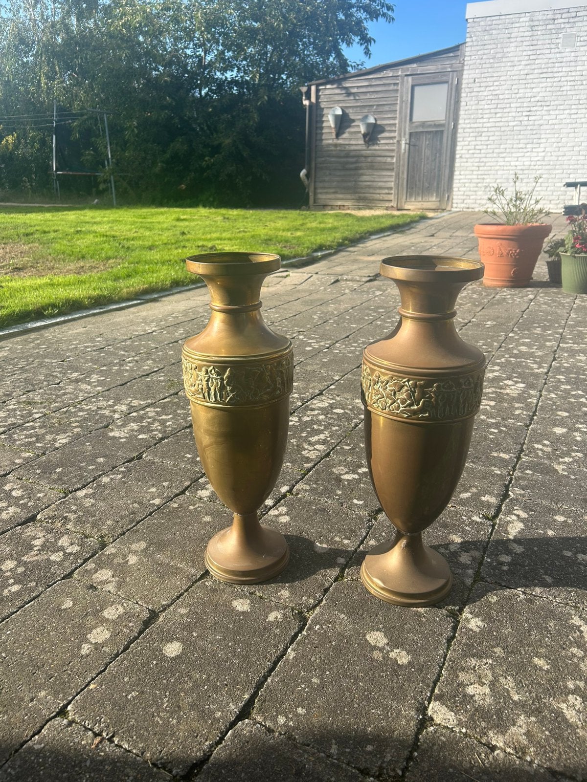 Antieke metalen vazen, Enlèvement ou Envoi, Comme neuf