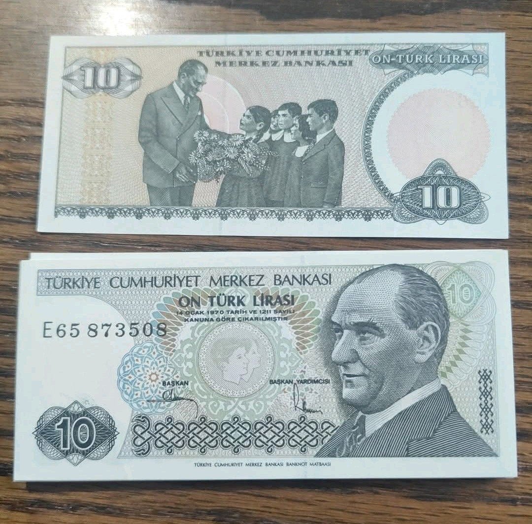 38 x 10 Lira 1980 - Turkije - UNC, Ophalen of Verzenden, Midden-Oosten, Setje