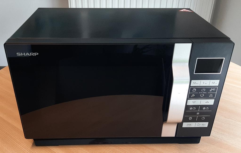 Microgolfoven SHARP  - 900W "flatbed" model R-360S BK, Elektronische apparatuur, Microgolfovens, Ophalen, Microgolfoven, Zo goed als nieuw