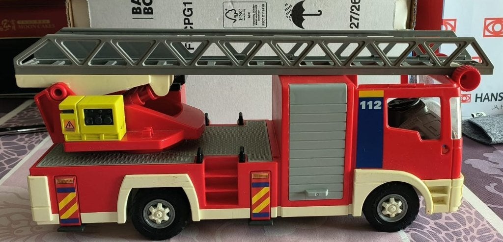 Playmobil 4820 Grote Brandweerladderwagen, Enfants & Bébés, Enlèvement, Utilisé, Véhicule, City action