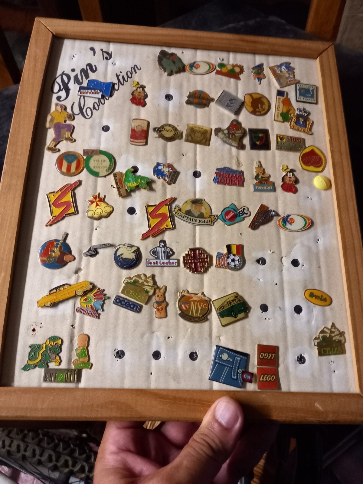 lot pin s, Enlèvement