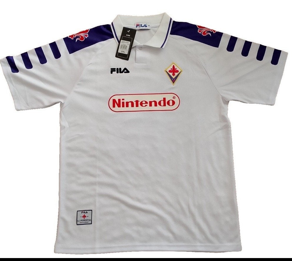 Fiorentina Batistuta Voetbal Uitshirt Origineel 1999, Enlèvement ou Envoi