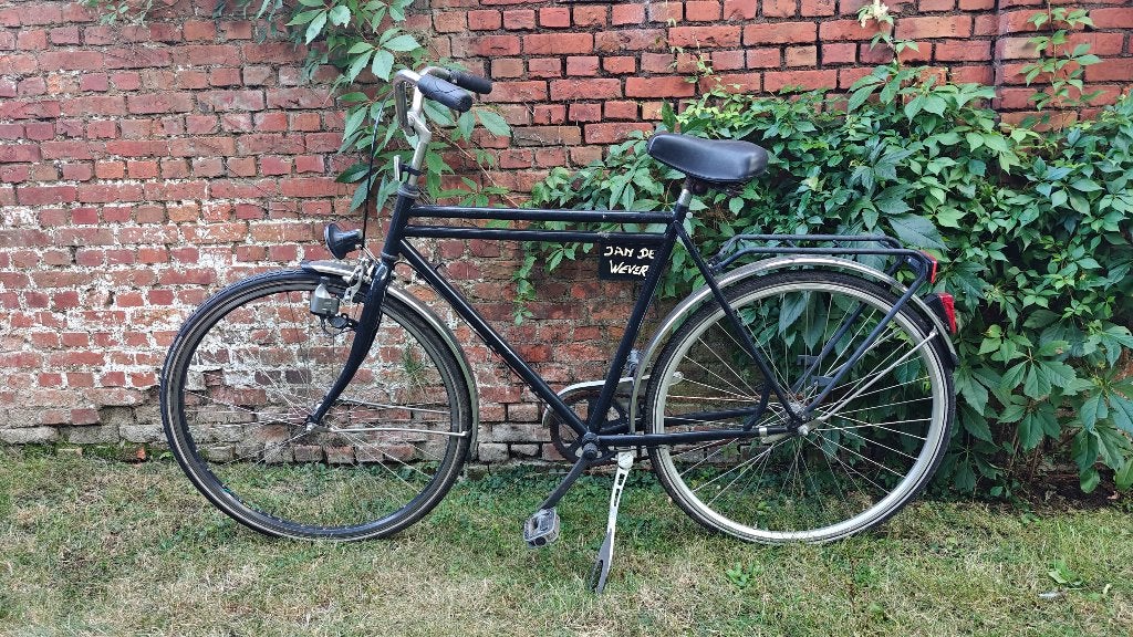 Fabrieksfiets, Fietsen en Brommers, Fietsen | Heren | Herenfietsen, Terugtraprem, Gebruikt, 65 cm of meer, Ophalen