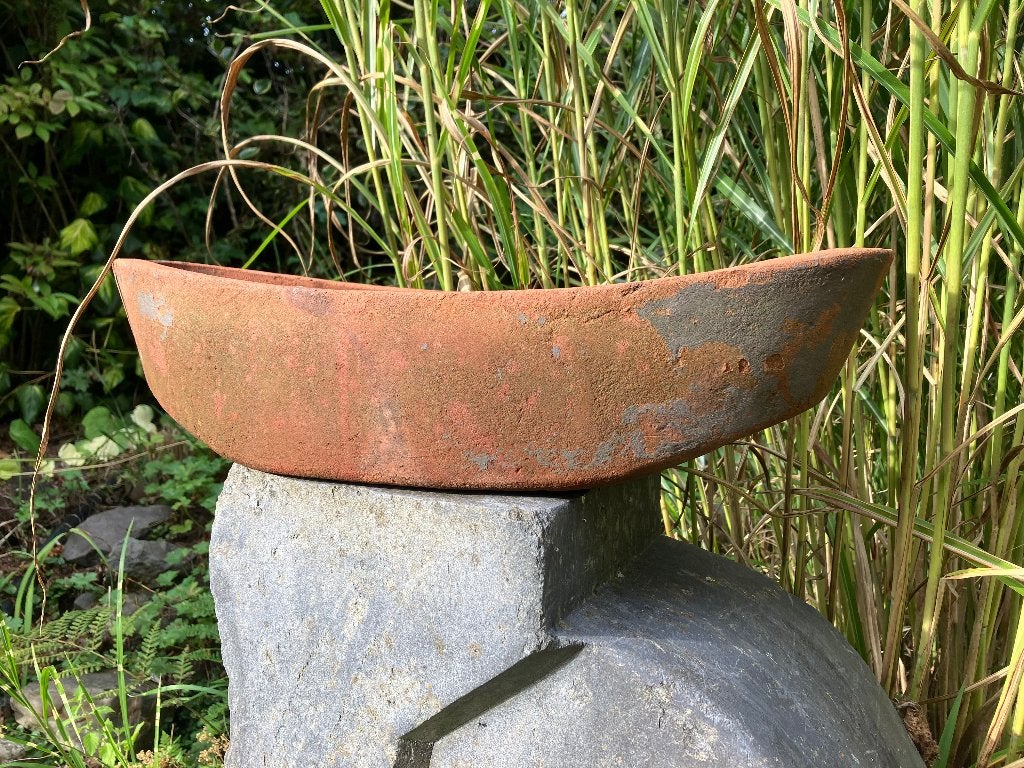 Langwerpige grote bloempot 48cm lang, Tuin en Terras, Ophalen, Terracotta