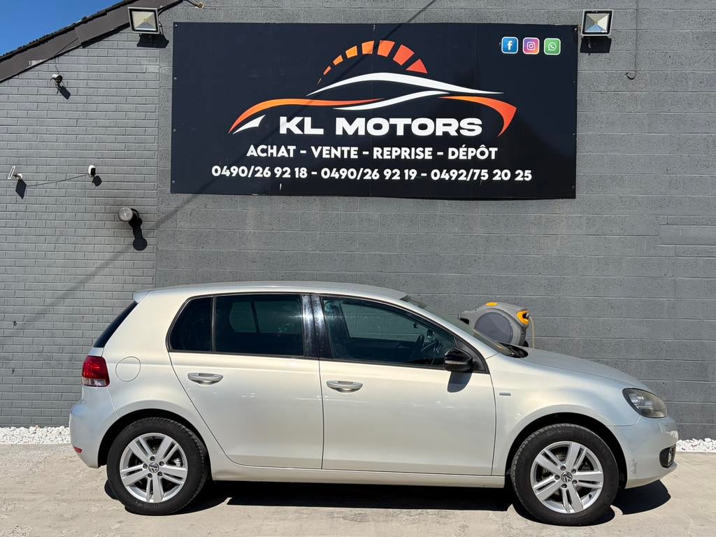 VW GOLF 6 ÉDITION MATCH 1.2TSI ESSENCE 146 000KM 2012 CT OK, Auto's, Voorwielaandrijving, Euro 5, Zwart, Leder