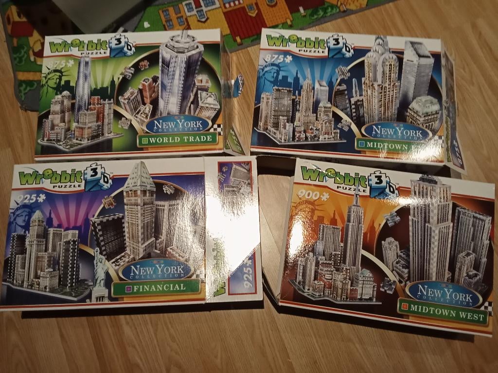 3 d puzzel New York, Ophalen of Verzenden, Meer dan 1500 stukjes, Gebruikt, Rubik's of 3D-puzzel
