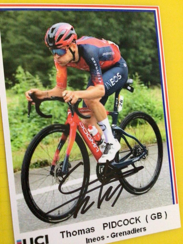 wielerkaart 2023 team ineos thomas pidcock signe, Envoi, Comme neuf