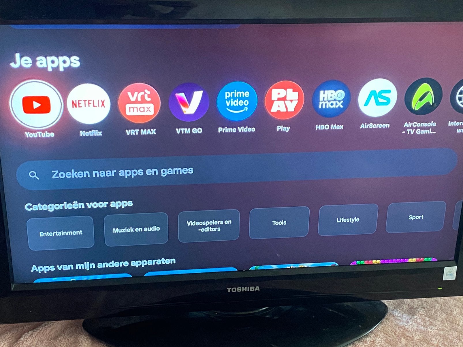 Tv toshiba, Enlèvement, Comme neuf